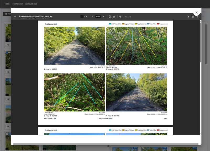 Generate beautiful PDF photo books